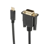 TC026 1.8m 1080P USB-C / Type-C Male to VGA Male Adapter Cable - Image 2