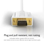 TC026 1.8m 1080P USB-C / Type-C Male to VGA Male Adapter Cable - Image 3