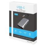 V217E 7 In 1 Type C / USB-C to PD + HDMI + VGA + USB3.0 + UB2.0 + SD / TF Multi-function Type-C / USB-C HUB Docking Station - Image 3