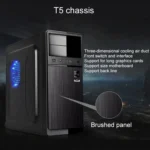 T5 USB 2.0 Main Chassis 400x190x410mm Micro-ATX / ATX PC PC Desktop Computer Case - Image 3