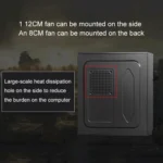 T5 USB 2.0 Main Chassis 400x190x410mm Micro-ATX / ATX PC PC Desktop Computer Case - Image 5