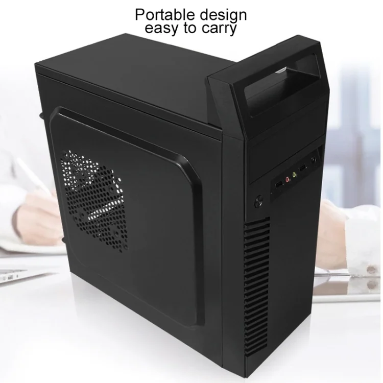PC3205_4.webp Business Road 3 USB 2.0 Main Chassis 353x160x399mm M-ATX / ATX / Mini-ITX PC Desktop Computer Case - Image 5