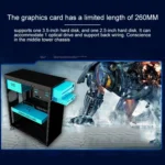 Xintianyi USB 2.0 Main Chassis 398x195x461mm M-ATX / ATX / Mini-ITX PC Desktop Computer Case - Image 6