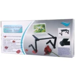 Portable 360 Degree Adjustable Foldable Aluminium Alloy Desk Stand with Mouse Pad for Laptop / Notebook, without CPU Fans - Image 8