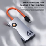 ROCK TR25 4 in 1 USB-C / Type-C to USB 3.0x4 Portable Multifunctional HUB Docking Station - Image 3