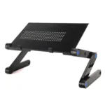 Portable 360 Degree Adjustable Foldable Aluminium Alloy Desk Stand for Laptop / Notebook, without CPU Fans & Mouse Pad - Image 2