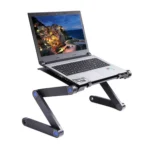 Portable 360 Degree Adjustable Foldable Aluminium Alloy Desk Stand for Laptop / Notebook, without CPU Fans & Mouse Pad - Image 5