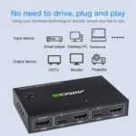 AIMOS AM-KVM201CC 2 Ports USB HUB HDMI KVM Switch without Extension Cable - Image 6