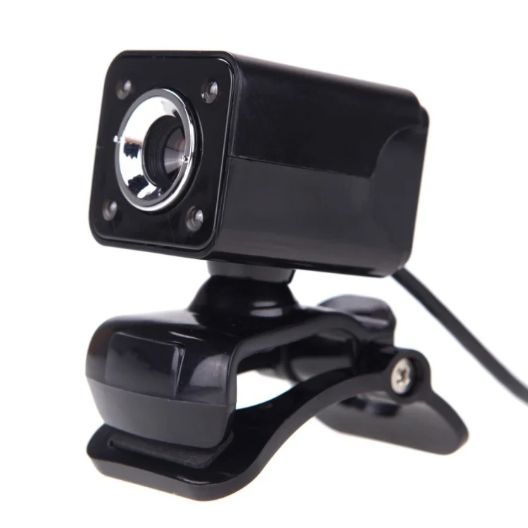 PC3455B_1.webp A862 360 Degree Rotatable 480P WebCam USB Wire Camera with Microphone & 4 LED lights for Desktop Skype Computer PC Laptop, Cable Length: 1.4m - Image 6