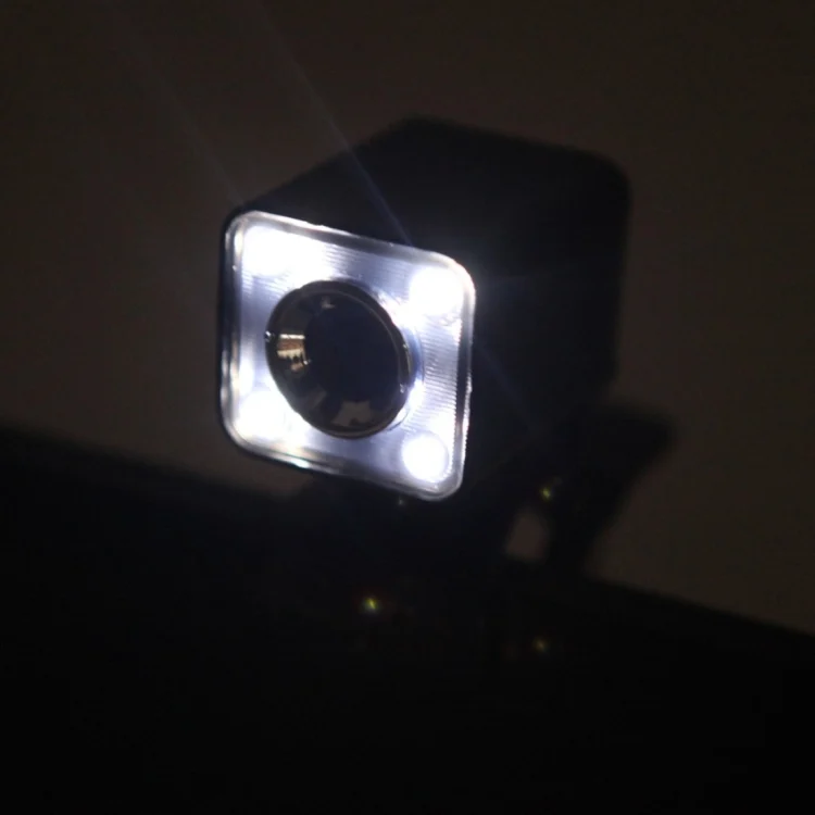 PC3455_B3.webp A862 360 Degree Rotatable 480P WebCam USB Wire Camera with Microphone & 4 LED lights for Desktop Skype Computer PC Laptop, Cable Length: 1.4m - Image 4