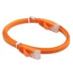 1m CAT6 Ultra-thin Flat Ethernet Network LAN Cable, Patch Lead RJ45 - Image 2