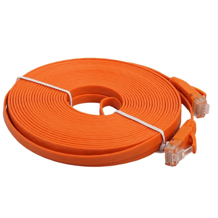 PC3468E_1.webp 10m CAT6 Ultra-thin Flat Ethernet Network LAN Cable, Patch Lead RJ45 - Image 2