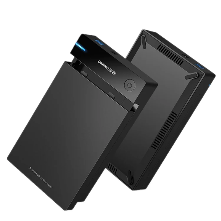 PC3511_1.webp UGREEN US222 HDD Enclosure 2.5 / 3.5 inch SATA to USB 3.0 SSD Adapter Hard Disk Drive Box External HDD Case, Support UASP Protocol - Image 2