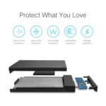 UGREEN US221 HDD Enclosure 2.5 inch SATA to USB 3.0 SSD Adapter Hard Disk Drive Box External HDD Case, Support UASP Protocol - Image 13