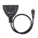 3 x 1 4K 60Hz YUV4:4:4 HDR HDMI Switcher with Pigtail HDMI Cable - Image 2