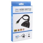 3 x 1 4K 60Hz YUV4:4:4 HDR HDMI Switcher with Pigtail HDMI Cable - Image 3