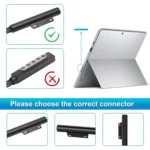 For Microsoft Surface Pro 7 / 7 Plus / 8 / 9 / X & Laptop 3 / 4 / 5 65W Laptop Power Adapter - Image 4