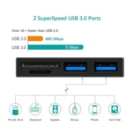 ROCKETEK RT-SGO737 2 USB 3.0 + Micro USB Interface Hub for Microsoft Surface Go, with 2 TF Card & SD Card Slots - Image 6
