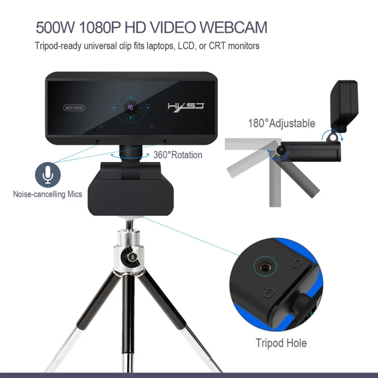 PC3661_6.webp 5.0 Mega Pixels 1080P HD Auto Focus Video Webcam - Image 7
