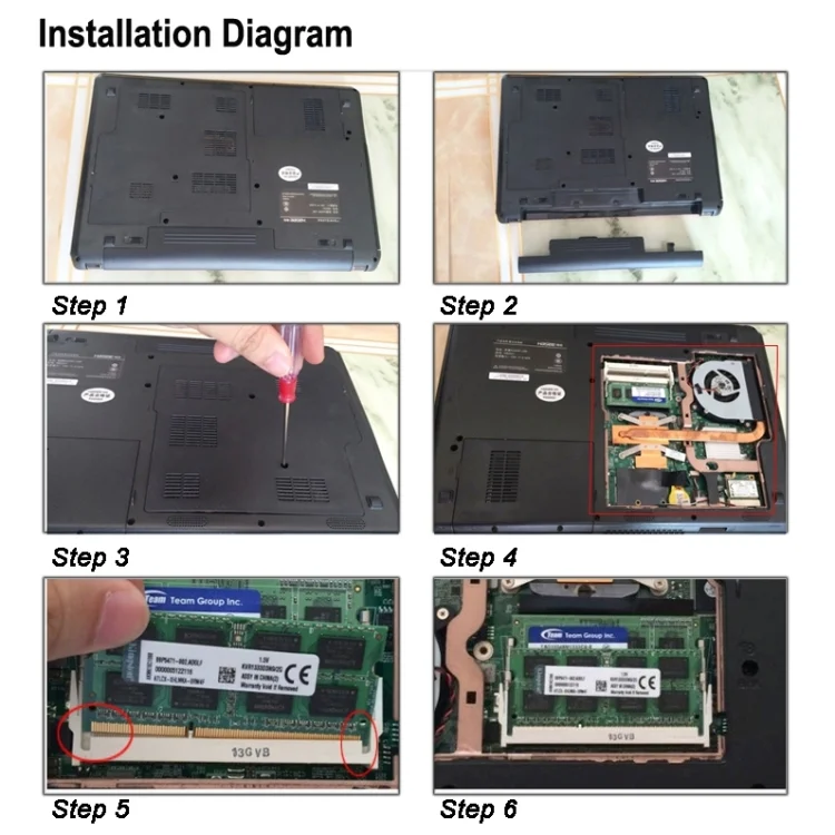 PC3770_6.webp XIEDE X025 DDR2 667MHz 2GB General Full Compatibility Memory RAM Module for Laptop - Image 7