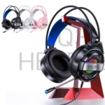 YINDIAO Q3 USB + Dual 3.5mm Wired E-sports Gaming Headset with Mic & RGB Light, Cable Length: 1.67m - Image 2