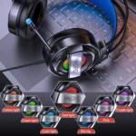 YINDIAO Q3 USB Wired E-sports Gaming Headset with Mic & RGB Light, Cable Length: 1.67m - Image 11
