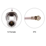 25cm IPX to N Female RG178 Cable - Image 4