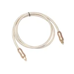 QHG02 SPDIF Toslink Gold-plated Fiber Braided Optic Audio Cable, Length: 1m - Image 2