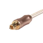 QHG02 SPDIF Toslink Gold-plated Fiber Braided Optic Audio Cable, Length: 5m - Image 3