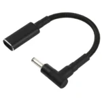 PD 100W 18.5-20V 4.0 x 1.35mm Elbow to USB-C / Type-C Adapter Nylon Braid Cable - Image 2