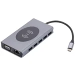 1093 13 in 1 USB HUB Type-C Docking Station with Wireless Charger Function - Image 2