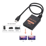 1 into 2 out HDMI 4K HD Video Splitter, with Cable - Image 5