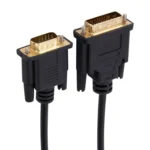 DVI to VGA Adapter Cable Computer Graphics Card Monitor Cable, Length: 1m - Image 3