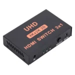 HDMI Switch 3 into 1 out 4Kx2K HD Video Switch, with Remote Control - Image 2