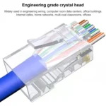 10pcs /Pack Cat6e Unshielded Pass Through RJ45 Connector Modular Plug - Image 5