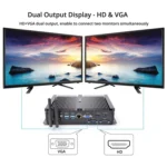 HYSTOU FMP04 i5 7200U Mini PC, Intel Core i5 7200U Processor Dual Core up to 3.1GHz, RAM: 4GB, ROM: 128GB, Support Windows 7 / 8 / 10 / Linux OS - Image 9