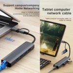 BYL-2208TU 5 in 2 USB + USB-C / Type-C to USB Multifunctional Docking Station HUB Adapter - Image 9