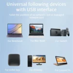 BYL-2208TU 5 in 2 USB + USB-C / Type-C to USB Multifunctional Docking Station HUB Adapter - Image 10