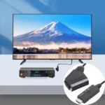 Scart To HDMI-Compatible Converter Video Audio Adapter Cable - Image 6