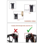 60 PCS 40mm Anti Vibration Soft Damping Nail Rubber Silicone Computer Fan Screw - Image 5