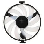 GPU Cooler Graphics Card Fan VGA Cards blower Cooler for XFX RX470 RX480, with Blue Light - Image 3
