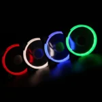 Color LED 12cm 3pin Computer Components Chassis Fan Computer Host Cooling Fan Silent Fan Cooling, with Power Connection Cable & Blue Light - Image 6