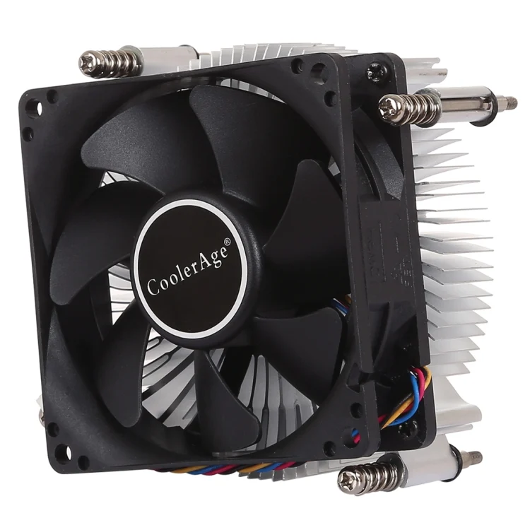 PC4723_1.webp 4Pin CPU Cooler Mute Silent Fan Thickened Aluminum Heat Sink for Intel 1155 / 1150 / 1151 - Image 2