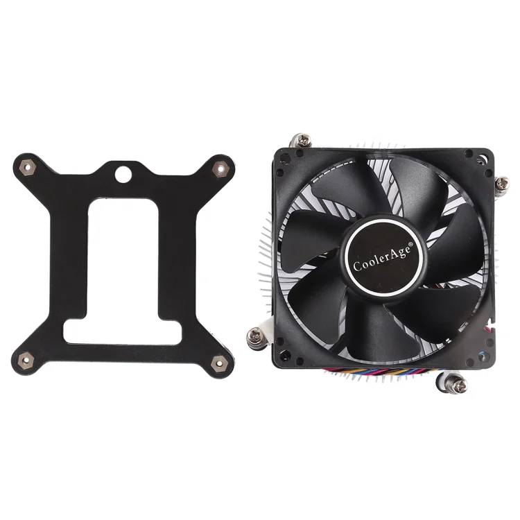 PC4723_4.webp 4Pin CPU Cooler Mute Silent Fan Thickened Aluminum Heat Sink for Intel 1155 / 1150 / 1151 - Image 5