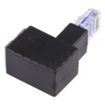 RJ45 Male to Female Converter 90 Degrees Extension Adapter for Cat5 Cat6 LAN Ethernet Network Cable - Image 3