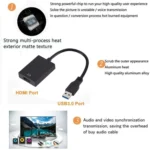 External Graphics Card Converter Cable USB3.0 to HDMI - Image 10