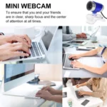 HXSJ A860 30fps 480P HD Webcam for Desktop / Laptop, with 10m Sound Absorbing Microphone, Length: 1.4m - Image 3