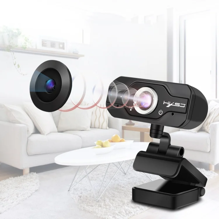 PC4880_5.webp HXSJ S50 30fps 100 Megapixel 720P HD Webcam for Desktop / Laptop / Smart TV, with 10m Sound Absorbing Microphone, Cable Length: 1.4m - Image 6