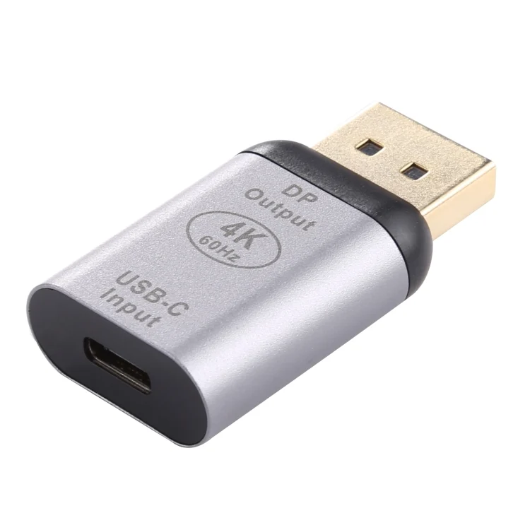 PC4944S_1.webp Type-C / USB-C Female to Big DP Male Aluminium Alloy Adapter - Image 2