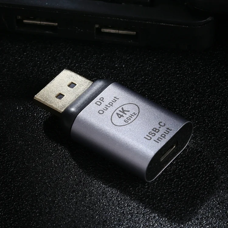 PC4944S_4.webp Type-C / USB-C Female to Big DP Male Aluminium Alloy Adapter - Image 5